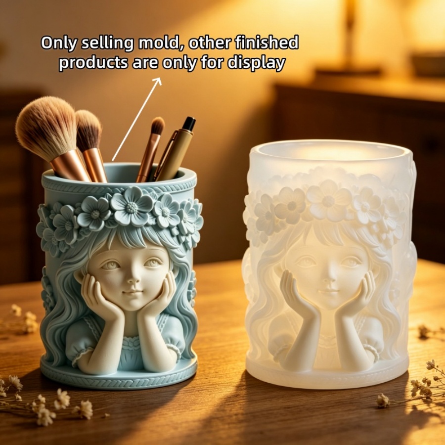 Reusable 3D Embossed Girl Sili - огляд і ціна 3D Printing Vase